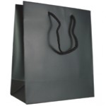 Black Matt Paper Carrier Bags Black Matt Paper Carrier Bags