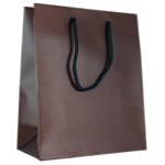 Cocoa Matt Paper Carrier Bags Cocoa Matt Paper Carrier Bags