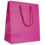 Fuchsia Matt Paper Carrier Bags Fuchsia Matt Paper Carrier Bags