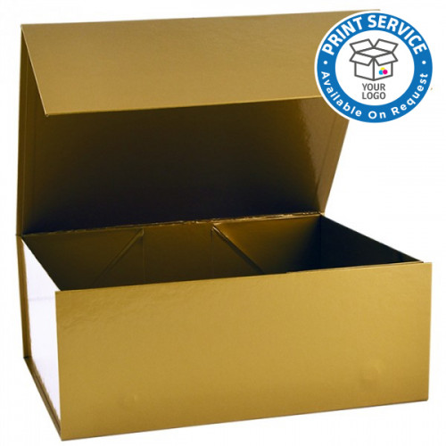 300x400x150mm Gold Magnetic Gift Boxes