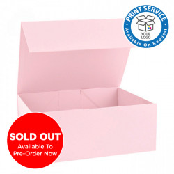 220x280x110mm Baby Pink Magnetic Rigid Gift Boxes