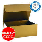 220x280x110mm Gold Magnetic Gift Boxes