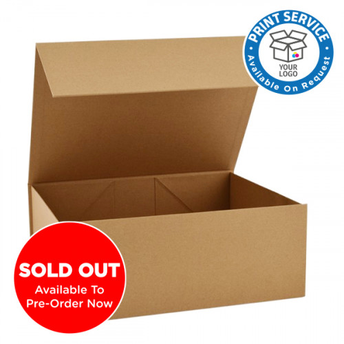 220x280x110mm Natural Kraft Magnetic Gift Boxes 220x280x110mm Natural Kraft Magnetic Gift Boxes