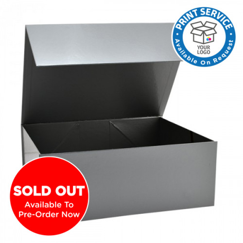 220x280x110mm Silver Magnetic Gift Boxes