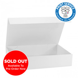 **220x340x70mm** White Magnetic Gift Boxes