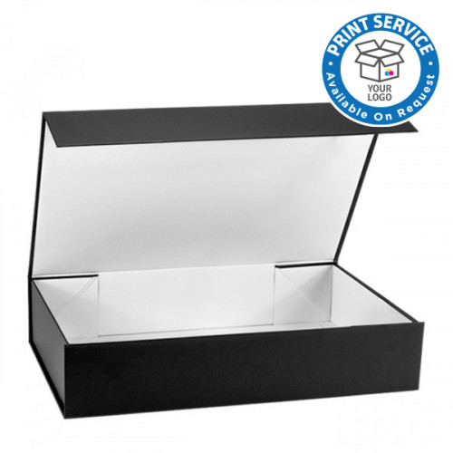 **220x340x70mm** Black Magnetic Gift Boxes