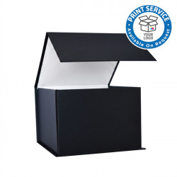 132x130x92mm Black Magnetic Gift Boxes