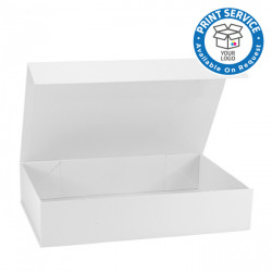 **220x340x70mm** White Magnetic Gift Boxes