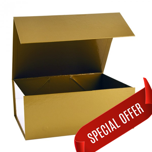 220mm Gold Magnetic Gift Boxes