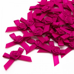 Pink Rose Petal Bows