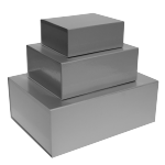 Silver Magnetic Gift Boxes Silver Magnetic Gift Boxes