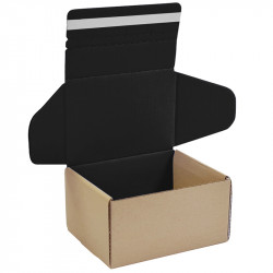 320x320x200mm Brown/Black Mail Order Boxes
