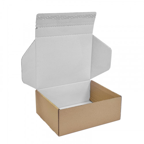 Mail Order Boxes coloured inside for packing and sending customers online orders