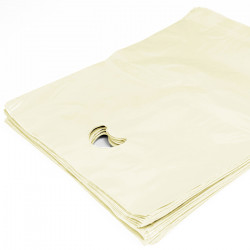 Ivory Polythene Carrier Bags