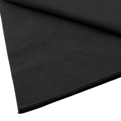 Coloured Serviettes Black