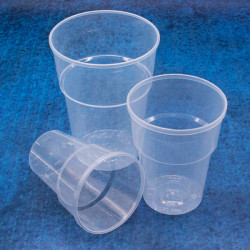 Half Pint Plastic Clear Tumbler