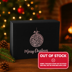 160mm Black Bauble Christmas Boxes 160mm Black Bauble Christmas Boxes