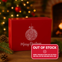 220mm Red Bauble Christmas Boxes 220mm Red Bauble Christmas Boxes
