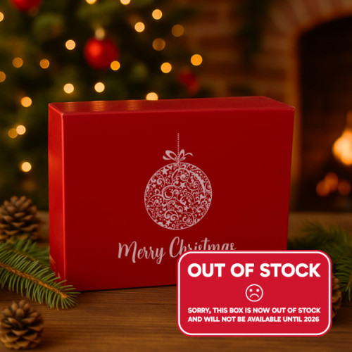 220mm Red Bauble Christmas Boxes