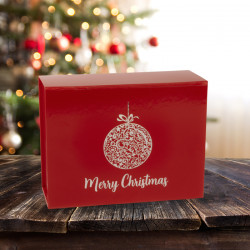 160mm Red Bauble Christmas Boxes