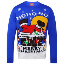 Ho Ho Ho Light Up Christmas Jumper