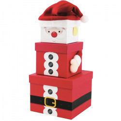 Santa Christmas Stacking Boxes