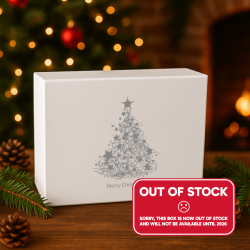 160mm White Christmas Gift Boxes