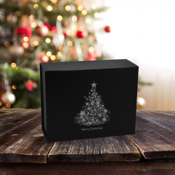 160mm Black Christmas Gift Boxes 