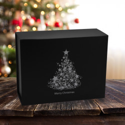 220mm Black Christmas Gift Boxes
