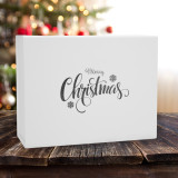 Merry Christmas White Gift Box 220mm