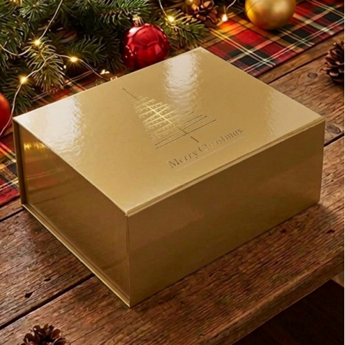 300mm Gold Modern Christmas Tree Gift Boxes 300mm Gold Modern Christmas Tree Gift Boxes
