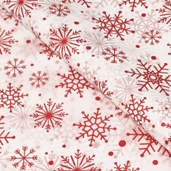 Red Snowflake Tissue Paper