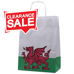 Wales Printed Paper Carrier Bags