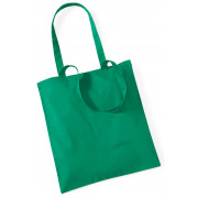 Kelly Green Cotton Bags Long Handles