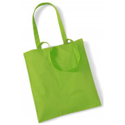 Lime Cotton Bags Long Handles