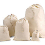 Natural Cotton Drawstring Bags Natural Cotton Drawstring Bags