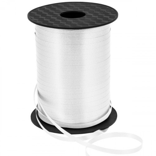 5mm White Curling Ribbon