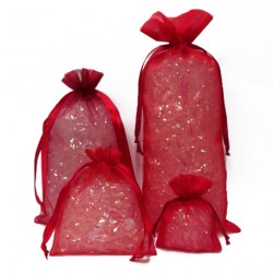 Red Organza Bags