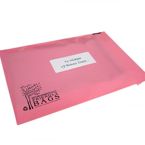 300mm Pink Eco Mailing Bags