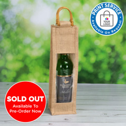 Single Bottle Jute Bags