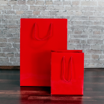 Red Gloss Paper Carrier Bags Red Gloss Paper Carrier Bags