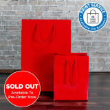Medium Red Gloss Paper Carrier Bags
