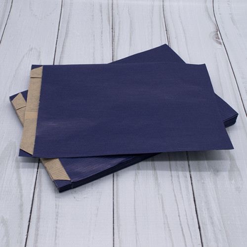Large Blue Satchel Paper Bags