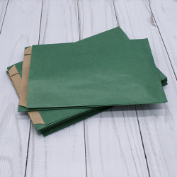Large Green Satchel Paper Bags