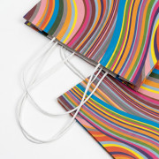 Large 70s Design Paper Carrier Bag Large 70s Design Paper Carrier Bag