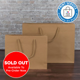 400mm Brown Paper Carrier Bags 400mm Brown Paper Carrier Bags