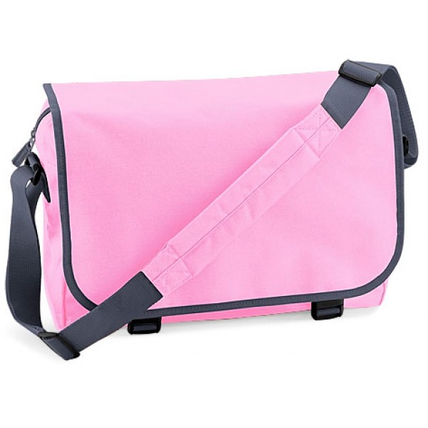 Pink School Messenger Bag