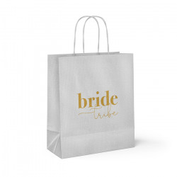 180mm Bride Tribe Printed Carrier Bags