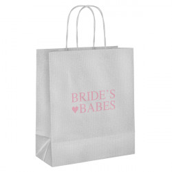 180mm Bride Babes Printed Carrier Bags
