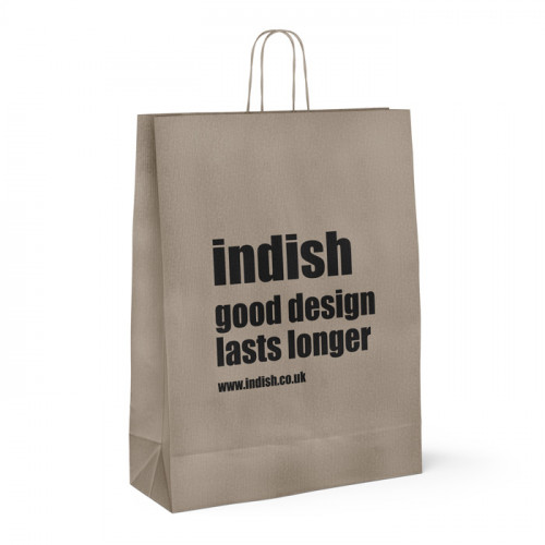 Indish Printed Paper Carrier Bags